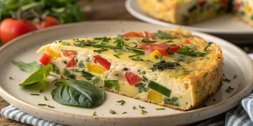 Kidney-friendly vegetable-packed egg frittata