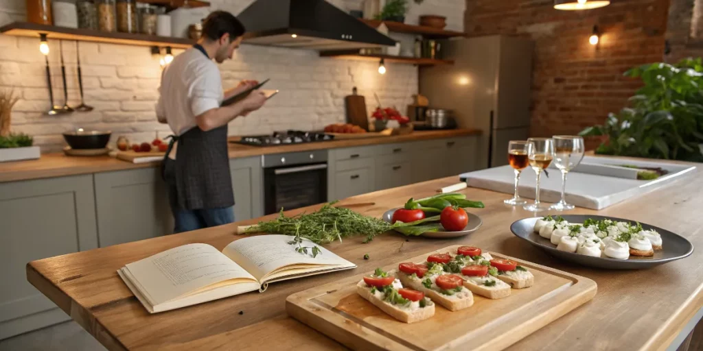 dinner party recipe book