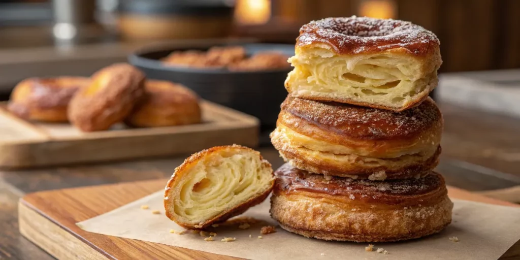 Crispy layered Kouign-Amann pastry inspired by Dave Chang.